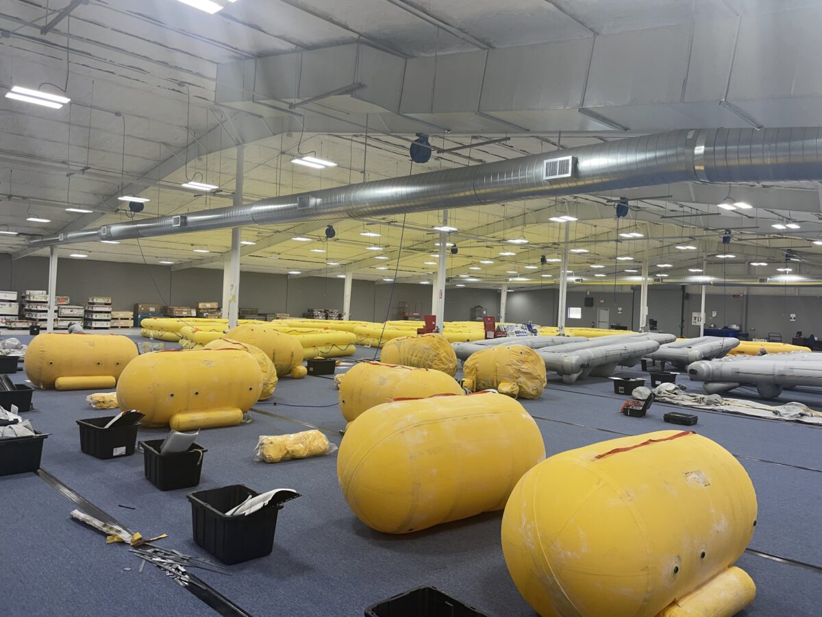 Aircraft Inflatable Service Slides, Rafts & Floats HRD