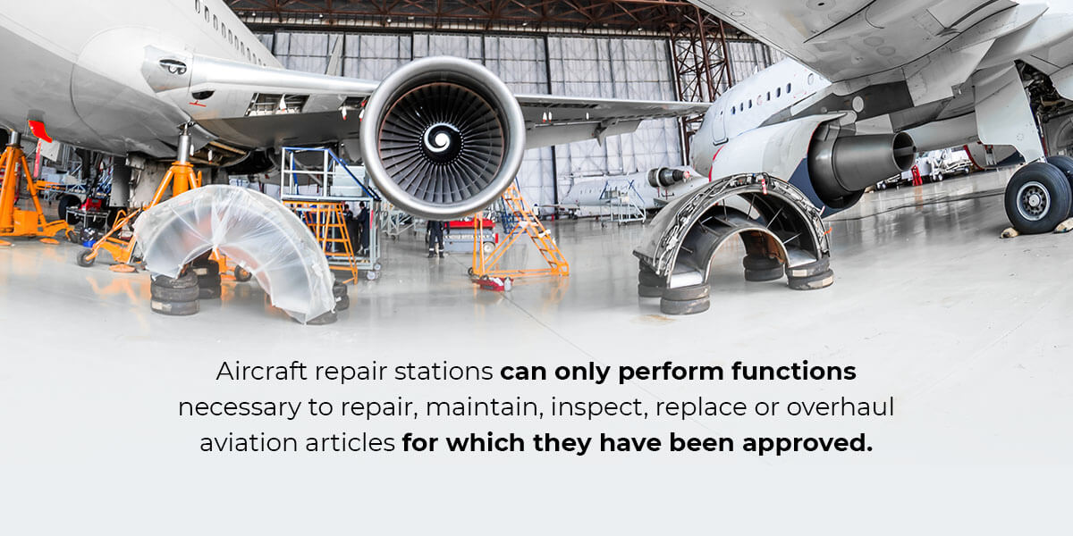 FAA Part 145 Aircraft Repair Stations